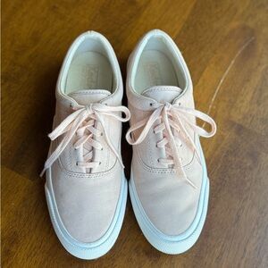 Keds Nubuck Pink Suede Women’s Lace Up Sneakers